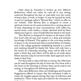 Come Away By Yourselves - A Guide to Prayer for Busy Catholics *New THIRD EDITION*